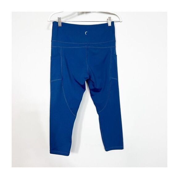 Zyia Active Women's Size 8-10 High Rise Reflective 7/8 Tight Leggings Blue - Picture 5 of 6